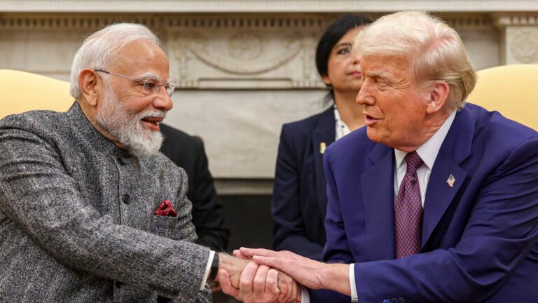 PM Modi meets Donald Trump